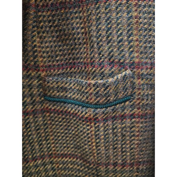 Breeches Woman's Tweed Equestrian Blazer 8 Lambswool Alpaca Mohair Career - Picture 5 of 9
